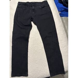 NWT Mens KENNETH COLE Slim Fit Techni-Cole Performance Pants Black 32 W 30 L
